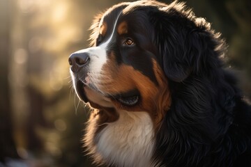 Barnese Mountain Dog Portrait