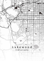 Lakewood Colorado City Map