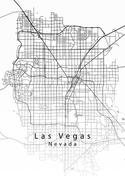 Las Vegas Nevada City Map