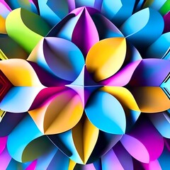 abstract colorful background, ai generative