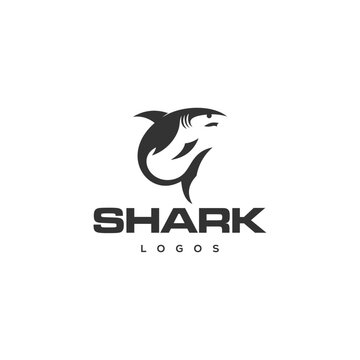 shark logo icon design inspiration