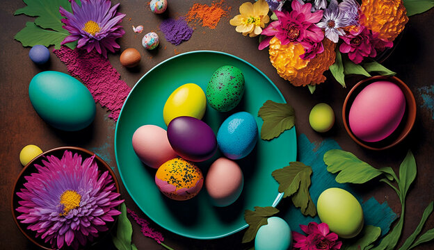 Easter Holiday creativity with eggs