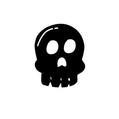skull vector silhouette