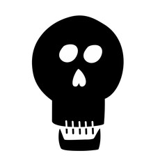 skull vector silhouette