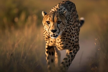 Swift Cheetah, created with Generative AI technology