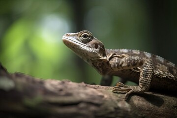 Unique Draco Lizard, created with Generative AI technology
