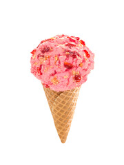 Strawberry-Shortcake-Ice-Cream-Cone