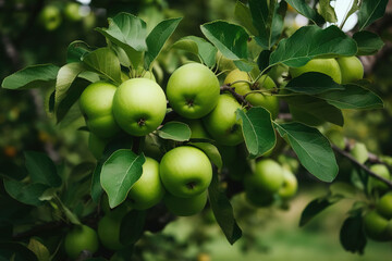 Apple pictures showcase the vibrant and juicy fruit of the Malus genus, typically featuring shades of red, green, and yellow. 