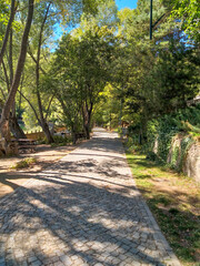 A peaceful, quiet, natural paradise lake with a wonderful view among the densely forested mountains. Ankara Cubuk Karagol. Picnic areas, walking paths and great views all around.
