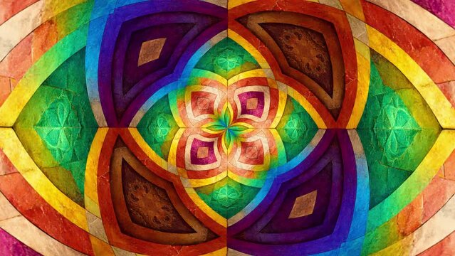 Colorful traditional pattern loop
