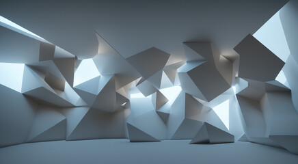 Obraz premium Formas geométricas abstractas minimalistas