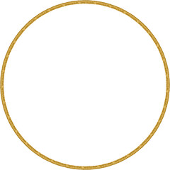 Gold Circle Frame Border