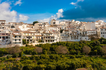 Fototapeta premium Mijas old white village in the south of spain, andalucia