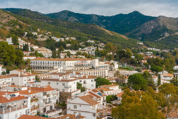 Fototapeta na wymiar Mijas historic old white town village in Andalucia in Spain