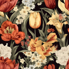 background with flowers