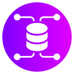 servers gradient icon