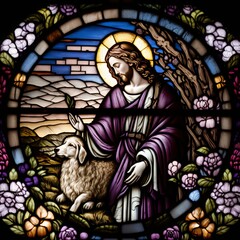 Jesus Stained Glass - Illuminate Your Space