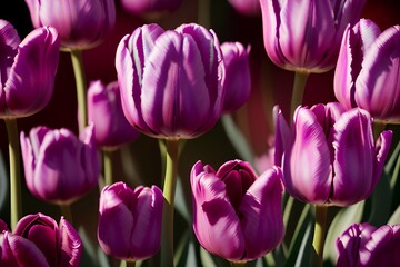 Obraz premium Purple Tulips