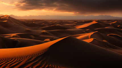 Fototapeta na wymiar midjourney generated image of a Desert Journey