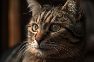 Fototapeta premium a cat. Generative AI