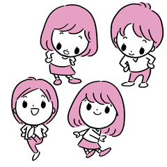 笑顔で踊る子供達