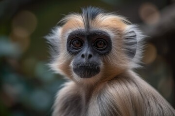 A langur is hilarious. Generative AI