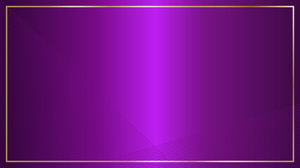 Abstract lines elements with glowing light effect on purple background.