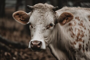 lovely image of a cow. Generative AI