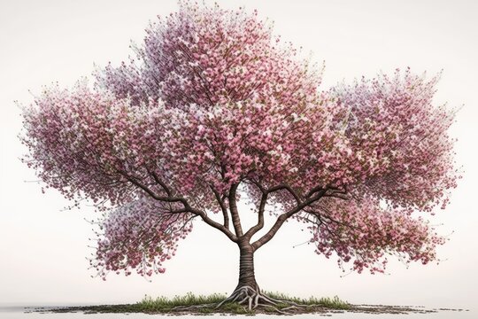 tree with pink flowers