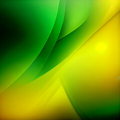 Fototapeta premium green and yellow, abstract background design, gradient, blur, modern, Generative AI