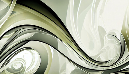 sage and ivory, abstract organic background wallpaper design, Generative AI