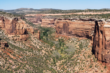 The view of the Colorado National Monument