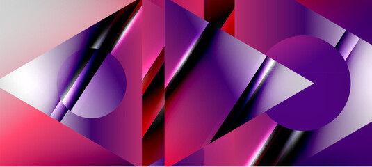 Triangle abstract background with shiny and glossy effects. Vector Illustration For Wallpaper, Banner, Background, Card, Book Illustration, landing page