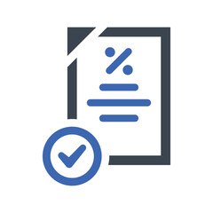 Loan contract icon