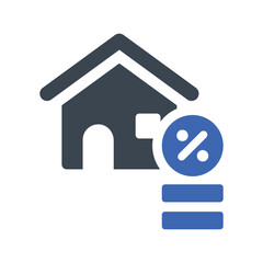 Property loan icon