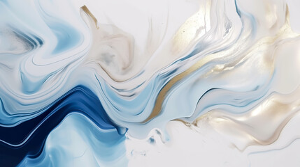 Fototapeta na wymiar Swirls of marble or the ripples of agate. Liquid marble texture. Fluid art. abstract waves skin wall luxurious art ideas. Generative AI