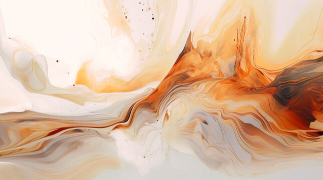 Swirls of marble or the ripples of agate. Liquid marble texture. Fluid art. abstract waves skin wall luxurious art ideas. Generative AI
