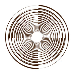 Abstract swirl shapes illustration vector design.