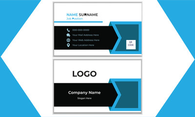 Double sided creative business card template.