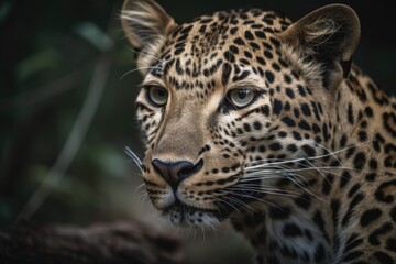 a picture of a leopard in its natural environment. Generative AI
