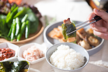 Korean traditional food, salted seafood