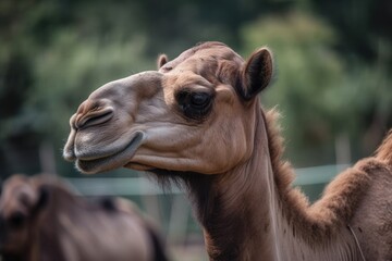 LAHORE ZOO CAMELS. Generative AI