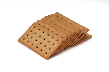 A stack of coffee flavored crackers