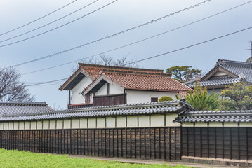 Street view of Tokorogo, Daisen Town, Important Preservation Districts for Groups of Traditional Buildings in Tottori Prefecture, Japan