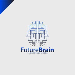 cybernetic brain logo,smart brain logo”,digital brain logo