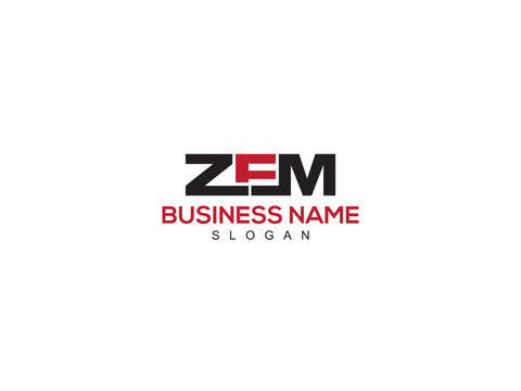 ZFM zf Abstract Monogram Letter, Colorful zfm Logo Letter Vector Image