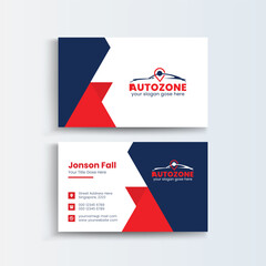 Naklejka na ściany i meble Modern Creative and Clean template. Car Rental Business Card layout design, Company Business Card Design, Visiting Card, Personal Card Design, Car Rental Business Card