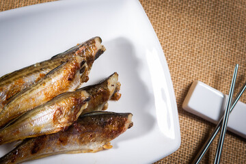 Today's dinner is braised fish and grilled fish