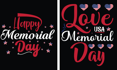 Memorial Day SVG Bundle Design. Best t-shirt designs for Memorial Day in USA.