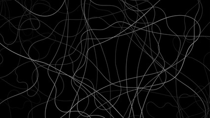 Gradient abstract background featuring monochrome tangled lines. The dynamic interplay of lines creates a captivating blend that adds depth and dimension to your design